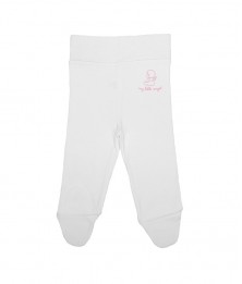 Calça Rib Toque Suave com Aplicação
